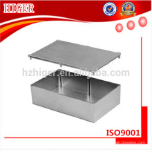 caja cuadrada de aluminio de fundición a presión de buena calidad